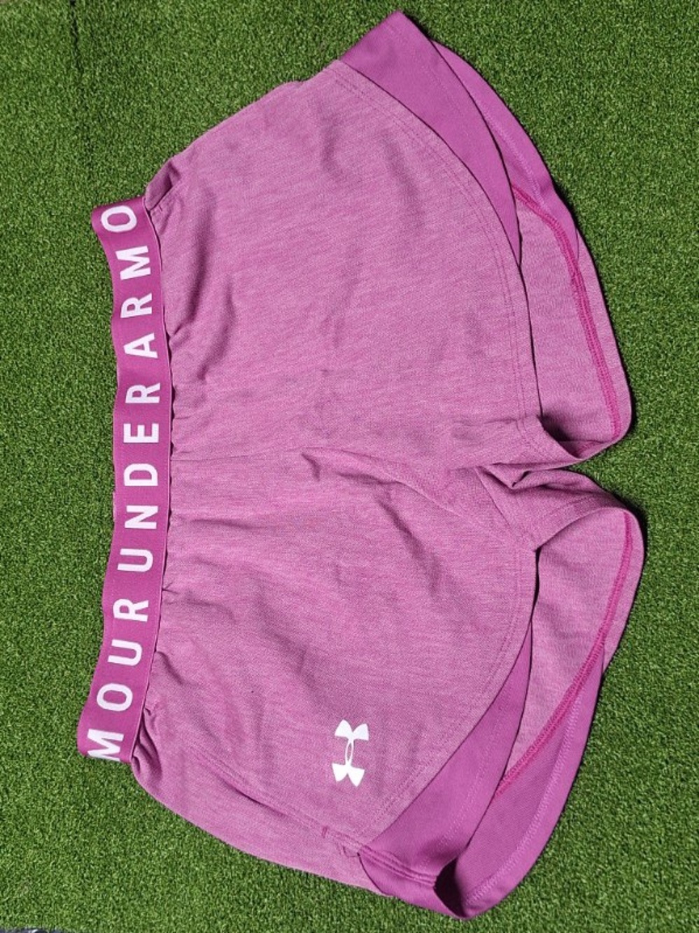 Under Armour Magenta Women's Athletic Shorts